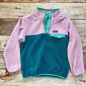 Patagonia Synchilla Lavender Teal Fleece